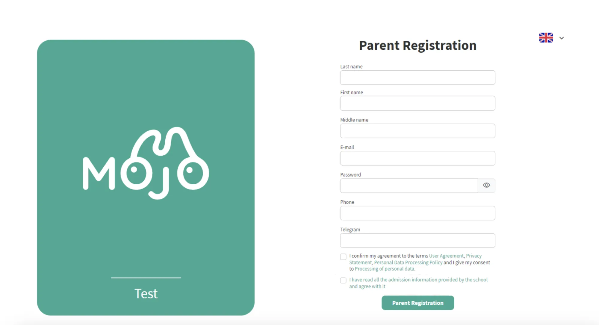 Accept applications online