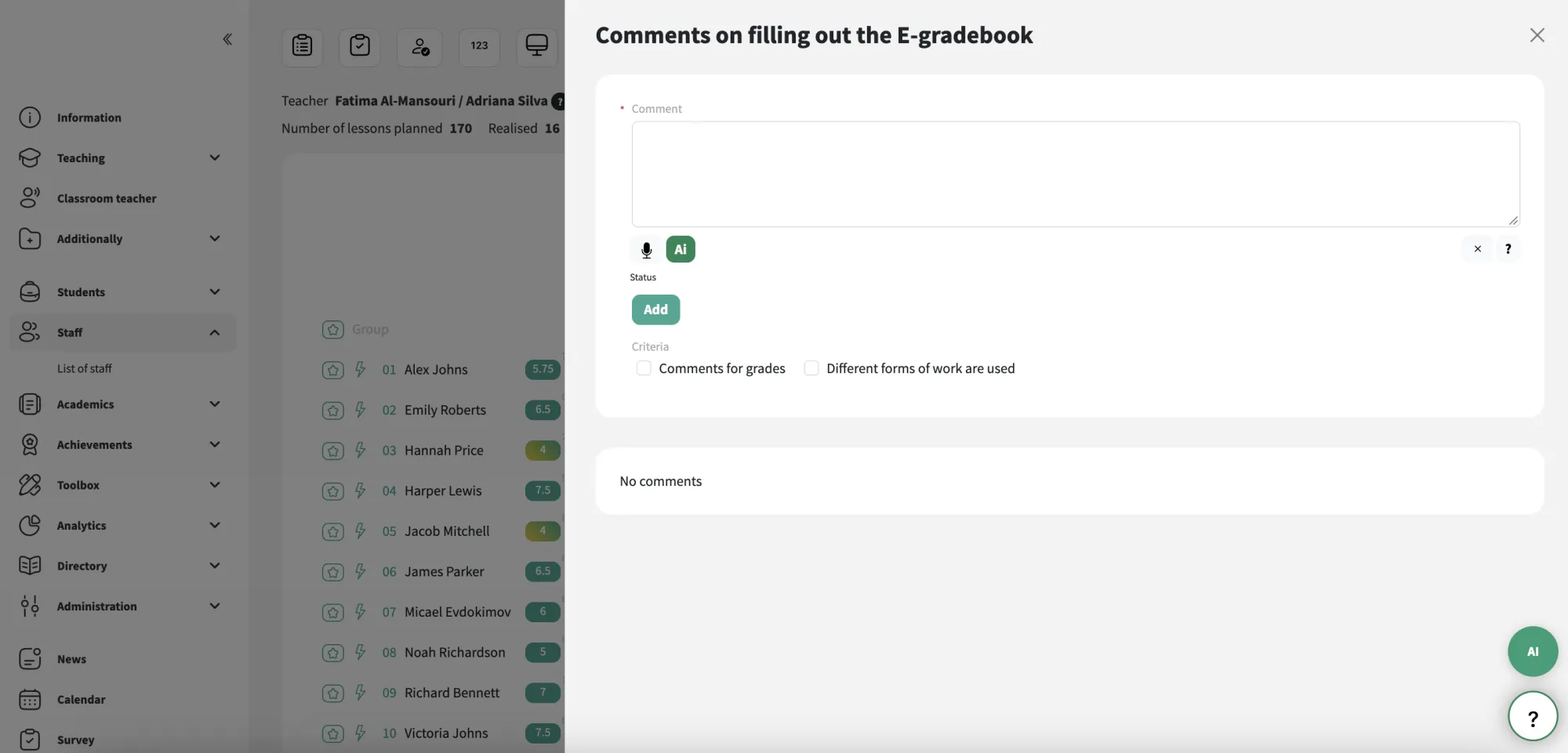 Feedback and Review